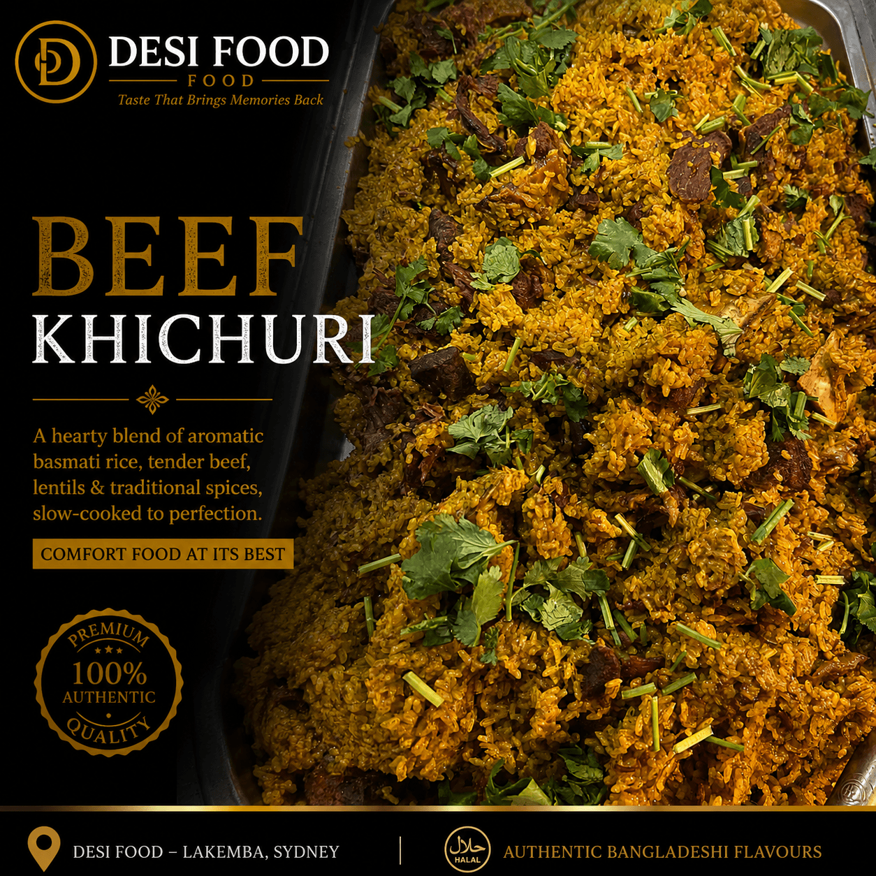 Beef Khichuri at Desi Food Lakemba