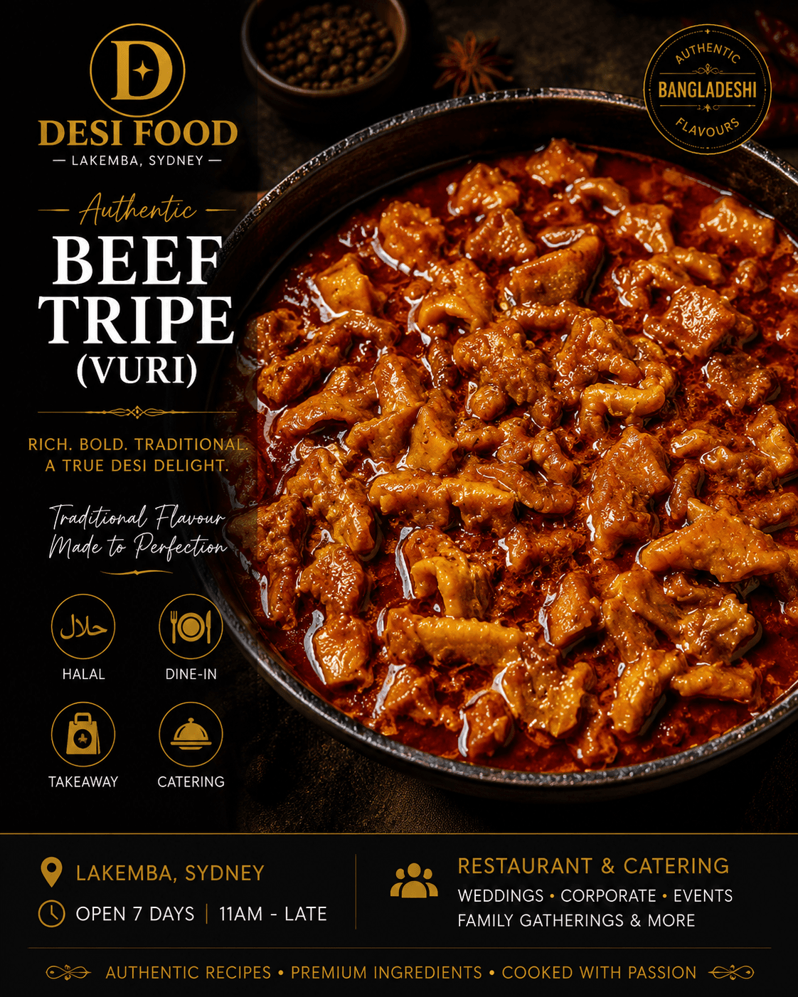 Beef Tripe at Desi Food Lakemba