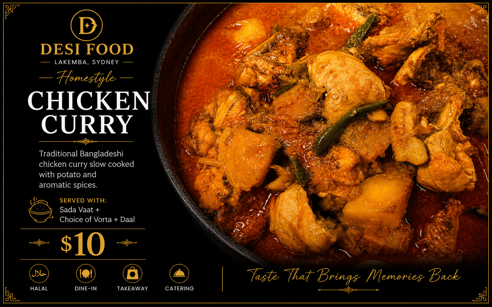 Chicken Curry at Desi Food Lakemba