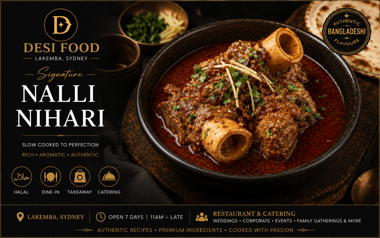 Nihari Nolli — fresh Bangladeshi signature specials at Desi Food Lakemba
