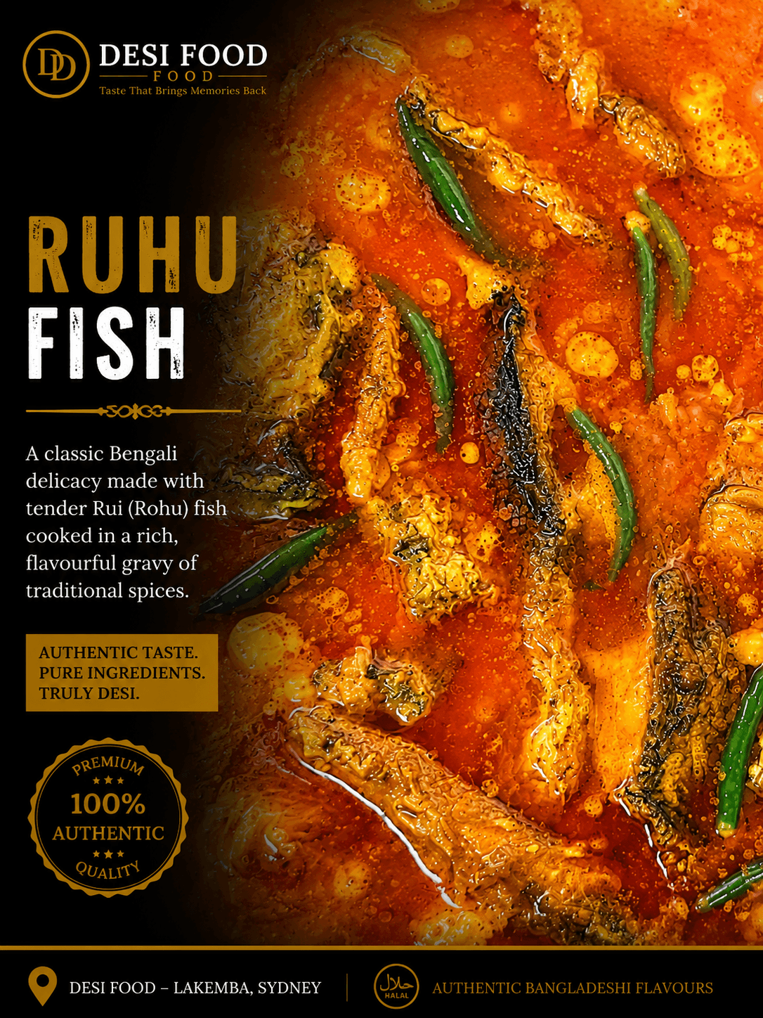 Rui Fish at Desi Food Lakemba