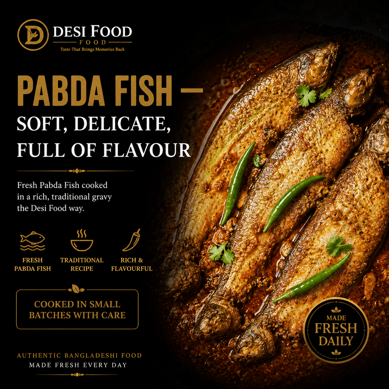 Pabda Fish at Desi Food Lakemba