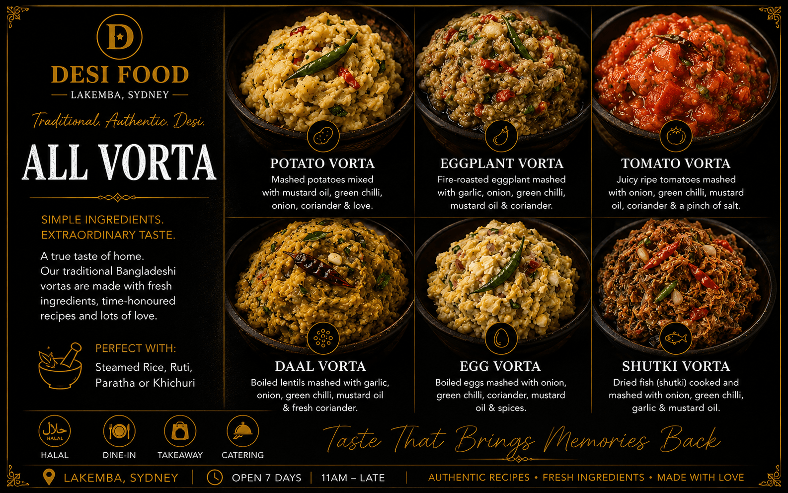ALL Vorta at Desi Food Lakemba