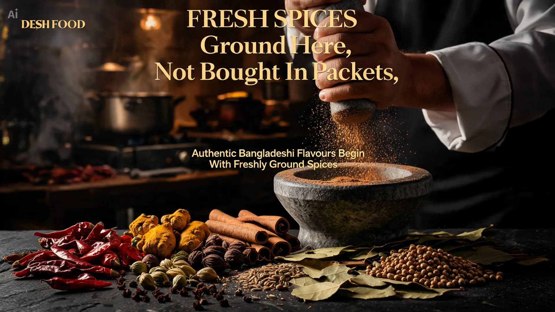 Cooking — small batches, all day
